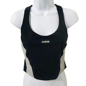 P.E Nation Black and gray sports bra size S     A208￼
